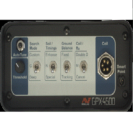 GPX-4500-Gold-Prospecting-Detector-Control-Box-Front